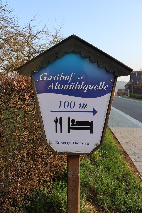 ホテル Zur Altmuehlquelle Windelsbach エクステリア 写真